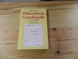 Bild des Verkufers fr Philosophische Grundbegriffe : eine Einfhrung. Beck'sche Reihe ; 1054 zum Verkauf von Versandantiquariat Schfer