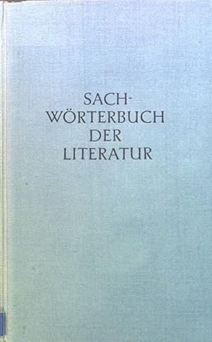 Bild des Verkäufers für Sachwörterbuch der Literatur. zum Verkauf von books4less (Versandantiquariat Petra Gros GmbH & Co. KG)