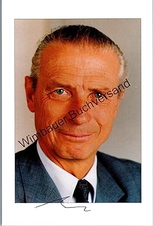 Original Autogramm Klaus Schucht (1930-2001) Landesminister Treuhand /// Autograph signiert signe...