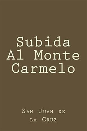 Seller image for Subida Al Monte Carmelo -Language: spanish for sale by GreatBookPrices