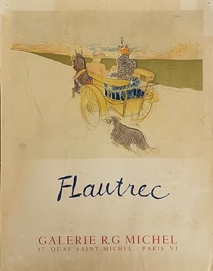 Poster originale Toulouse Lautrec Galerie R.G. Michel Paris 1949