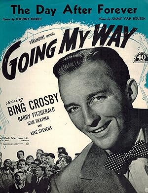 The Day After Forever from Going my Way - Bing Crosby Cover - Vintage Sheet Msuci