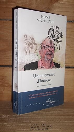 Bild des Verkufers fr UNE MEMOIRE D'INDIENS : Prface de Jean Furtos zum Verkauf von Planet's books