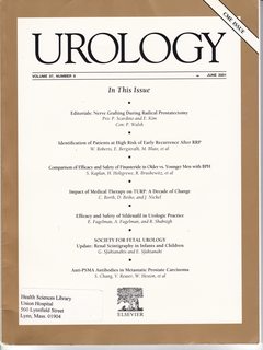 Urology Vol 57 No. 6 June 2001: Editorials- Nerve Grafting During Radical Prostatectomy