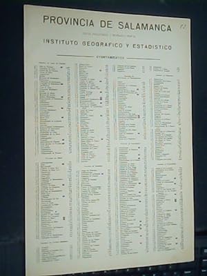 Seller image for Mapa provincia de Salamanca for sale by Librera La Candela