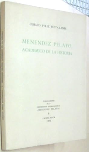 Seller image for Menndez Pelayo, Acadmico de la Historia for sale by Librera La Candela