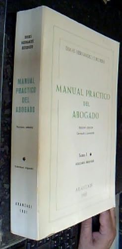 Bild des Verkufers fr Manual prctico del Abogado zum Verkauf von Librera La Candela