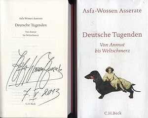 Seller image for Deutsche Tugenden : von Anmut bis Weltschmerz. [auf dem Vorsatz signiert von Asfa-Wossen Asserate] for sale by Versandantiquariat Ottomar Khler