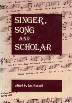 Image du vendeur pour Singer, Song and Scholar mis en vente par WeBuyBooks