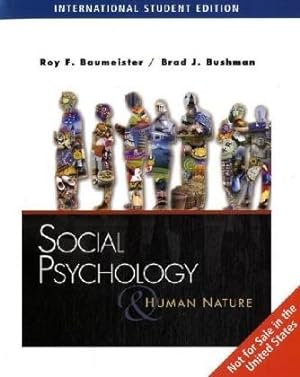 Seller image for Social Psychology and Human Nature (ISE) for sale by WeBuyBooks