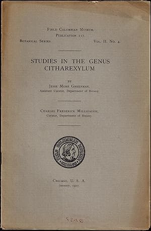 Seller image for Studies in the Genus Citharexylum for sale by UHR Books