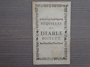 Imagen del vendedor de COLPORTAGE. - Bquilles du Diable boiteux. a la venta por Tir  Part