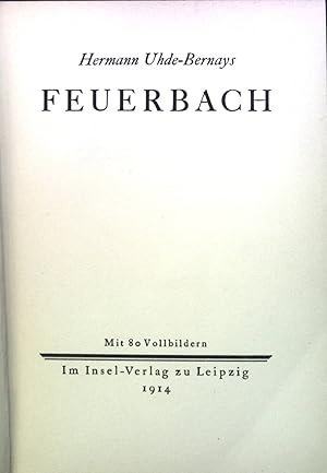 Bild des Verkufers fr Feuerbach. zum Verkauf von books4less (Versandantiquariat Petra Gros GmbH & Co. KG)