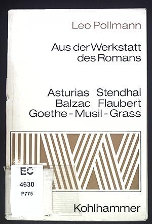 Seller image for Aus der Werkstatt des Romans : Arithmet. Romanformeln. Lebendiges Wissen for sale by books4less (Versandantiquariat Petra Gros GmbH & Co. KG)