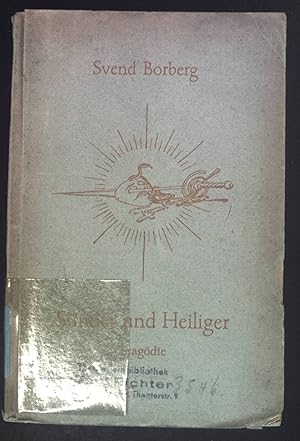 Imagen del vendedor de Snder und Heiliger : Tragdie. a la venta por books4less (Versandantiquariat Petra Gros GmbH & Co. KG)