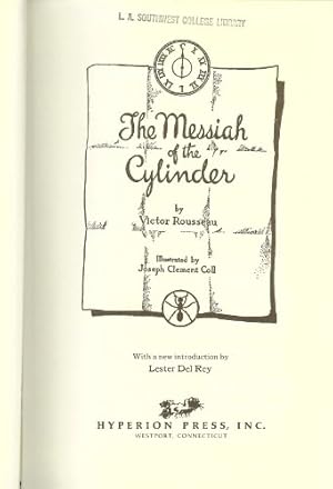 Bild des Verkufers fr Messiah of the Cylinder (Classics of Science Fiction) zum Verkauf von WeBuyBooks