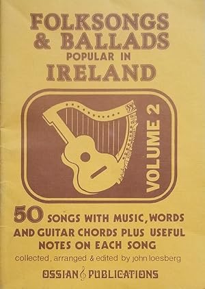 Seller image for Folksongs & Ballads Popular in Ireland, Volume 2. Irish Ballads and Songs of the Sea. Songs of Ireland. Songs of the Old Turf Fire, Book 3. for sale by Mowrey Books and Ephemera