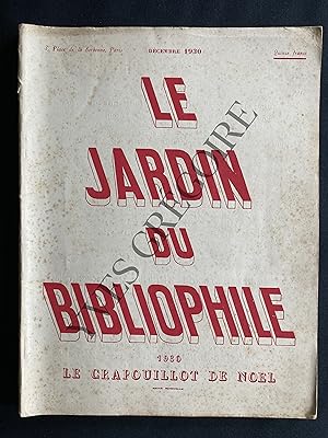 LE CRAPOUILLOT DE NOEL-DECEMBRE 1930-LE JARDIN DU BIBLIOPHILE
