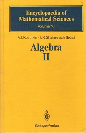 Bild des Verk�ufers f�r Algebra II: Noncommutative Rings Indentities [Encyclopaedia of Mathematical Sciences Volume 18] zum Verkauf von Clausen Books, RMABA