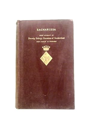 Seller image for Sacharissa for sale by World of Rare Books