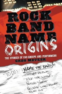 Immagine del venditore per Rock Band Name Origins venduto da moluna