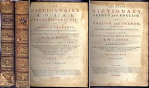 Immagine del venditore per The Royal Dictionary. French and English & English and French. Extracted from the Writings of the best Authors in both Languages. Formerly composed for the use of His Late Royal Highness the Duke of Glocester. A new edition carefully corrected & improved by J.C. Prieur. venduto da Hesperia Libros