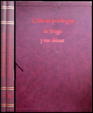 Bild des Verkufers fr Libro de Privilegios de Fraga y sus Aldeas. I: Edicin facsmil. II: Transcripcin y estudios. zum Verkauf von Hesperia Libros