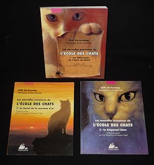 Bild des Verkufers fr L'Ecole des chats (3 volumes) : 1. Les dfenseurs de l'pe du Soleil - 2. Le secret de la Couronne d'or - 3. Le Bulgassari blanc zum Verkauf von Abraxas-libris