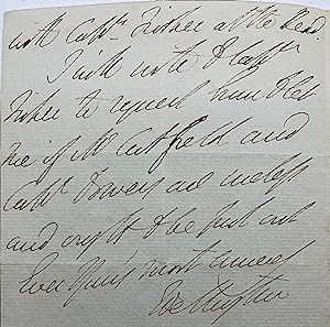 Bild des Verkufers fr Autograph Letter Signed by The Duke of Wellington regarding his hearing problem. zum Verkauf von Harrison-Hiett Rare Books