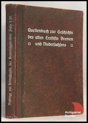 Quellenbuch zur Geschichte des Erzstifts Bremen und Niedersachsens.