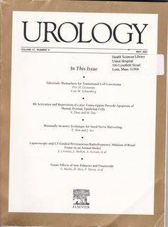 Urology Vol 57 No. 5 May 2001: Editorials- Biomarkers for Transitional Cell Carcinoma