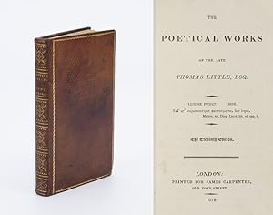 Imagen del vendedor de The Poetical Works of the Late Thomas Little, Esq. a la venta por Inanna Rare Books Ltd.