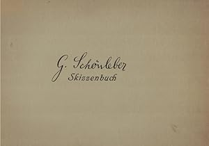 Bild des Verkufers fr Gustav Schnleber. 66 Skizzen in Faksimilenachbildungen. [= Aus Skizzenbchern bekannter Meister]. zum Verkauf von Antiquariat Fluck