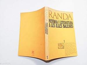 Imagen del vendedor de Randa. Histria i Literatura a les Illes Balears. Nro. 1 a la venta por La Social. Galera y Libros