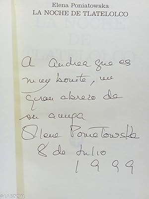 Imagen del vendedor de La Noche de Tlatelolco. Testimonios de historia oral. a la venta por La Social. Galera y Libros