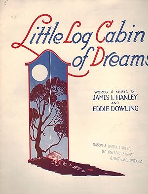 Seller image for Little Log Cabin Of Dreams - Vintage Sheet Music for sale by ! Turtle Creek Books  !