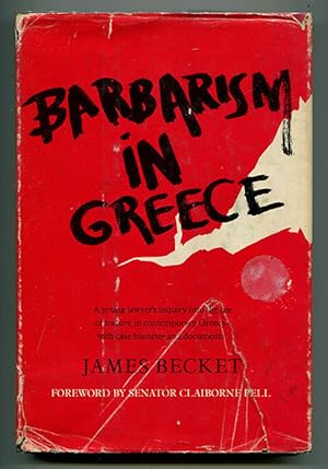 Imagen del vendedor de Barbarism in Greece a la venta por Book Happy Booksellers