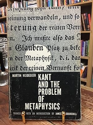 Immagine del venditore per Kant and the Problem of Metaphysics venduto da Encore Books