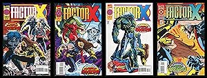 Seller image for Factor X Comic Set 1-2-3-4 Lot Marvel 1995 Age of Apocalypse Cyclops Mr Sinister for sale by CollectibleEntertainment