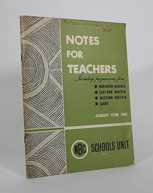 Notes for Teachers, January Term 1966