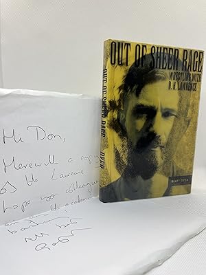 Seller image for Out of Sheer Rage : Wrestling With D.H. Lawrence (Inscribed First Edition) for sale by Dan Pope Books