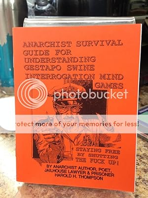 Seller image for Anarchist Survival Guide by Harold Thompson for sale by Last Word Books