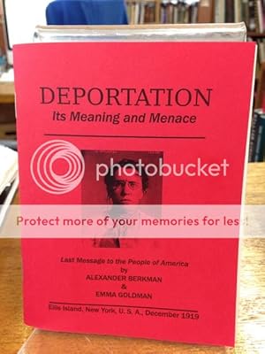 Seller image for Deportation by Emma Goldman for sale by Last Word Books