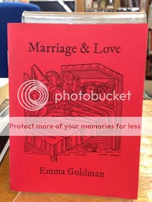 Bild des Verkufers fr Marriage & Love by Emma Goldman zum Verkauf von Last Word Books