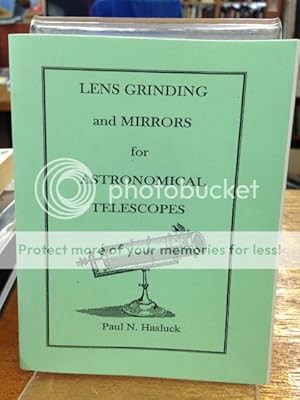 Imagen del vendedor de Lens Grinding by Paul N. Hasluck a la venta por Last Word Books