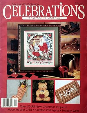 Leisure Arts Celebrations To Cross Stitch & Craft #1, 1989