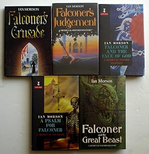 Seller image for Lot of 5 Falconer Mysteries: Falconer's Crusade + Falconer's Judgement + Falconer and the Face of God + A Psalm for Falconer + Falconer and the Great Beast for sale by Silicon Valley Fine Books