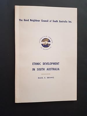 Bild des Verkufers fr Ethnic Development in South Australia zum Verkauf von masted books