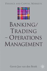 Immagine del venditore per Banking/Trading - Operations Management venduto da moluna