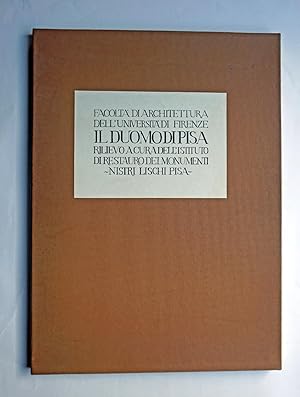 IL DUOMO DI PISA. Rilievo a cura dell'Istituto di Restauro dei Monumenti.